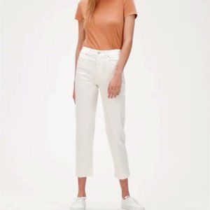 Gap Women's Straight Leg Jeans Cheeky High Rise Raw Hem Sizes 14 16 18 20